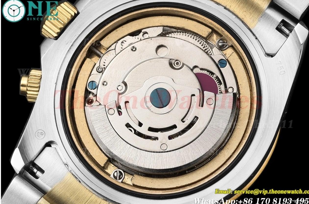 Dial SS GDF YG 40mm Daytona Black A3836 0403